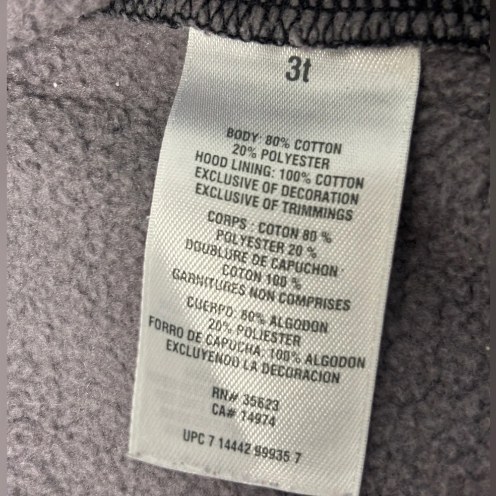 Carter's 3T Hooded Full Zip Striped Hoody, exclt cndtn. 15% off w 2+ bndl